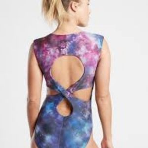 Athleta Supernova Entwined One Piece Swimsuit NWOT